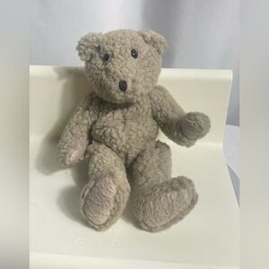 Vintage 1985 Boyds Collection Ltd. Plush Teddy Bear 10" Curly Fur Bean Bottom